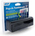 4 (57207) Camco Pop-A-Toothbrush, Hygienic Toothbrush Holder, Holds toothbrushes, Black