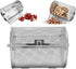 Stainless Steel Rotisserie Basket, 360 Degree Rotatable Oven Cage for Baking Nuts BBQ Roaster Tool