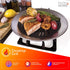 Kitchen + Home Indoor BBQ Stove Top Smokeless Grill, Stainless Steel with Double Coated Non Stick Surface