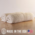 Country Cottons 100% Set 2-24"x15" Old Fashion Cotton Kitchen Towels - of (Sage Green/Natural)