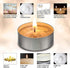 OHR CANDLES Tealight Candles – 100 Pack Bulk Unscented Tea Lights, White, 4 Hour Burn Time