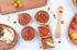 Mini Wooden Bowl Set of 4, 3.54" Diameter for Condiments, Dip Sauce, Small Wood Bowl for Jam, Olive