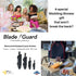 BladeGuard Knife Blade Cover, Non-Slip Dishwasher Safe Sheath, 10in Grey