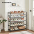 5 Closet 20-25 4 SONGMICS Shoe Rack, Tier Shoe Storage Organizer, Large Shoe Rack Shelf for Entryway, Sturdy Shoe Stand