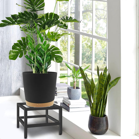 2 Lilybud--lily Plant Stand Indoor Outdoor, Pcs Heavy Duty Plant Stands Metal Pedestal Stand for Indoor Outdoor
