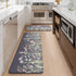 KIMODE Anti Fatigue Kitchen Mat, Non-Slip Farmhouse Floral Kitchen Rugs for Floor Sink and Office