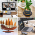 8 Inch 2Pcs, (360 Lazy Susan Turntable Organizer Eichzer Premium Heavy Duty Rotating Swivel Stand with Steel Ball