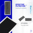 BlueStars JX81H WB02X10956 Microwave Charcoal Filter (4" x 8-5/8") - Fits GE & Samsung Ovens - PACK OF 2