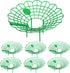 Iceyyyy 6 Pack Strawberry Plant Stand Supports-Strawberry Plant Support Stand Rack with 4