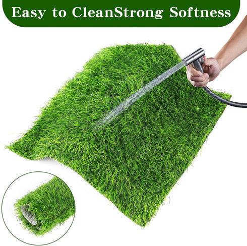 Generic Set 1212"-Washable (6 Pack) Chicken Nesting Pads Artificial Grass Nesting Pads-for Chickens Coopsfor Chicken