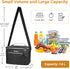 Tirrinia Insulated Lunch Box for Men/Women, Leakproof Lunch Bag for School, Work, Kids, Soft Reusable Cooler