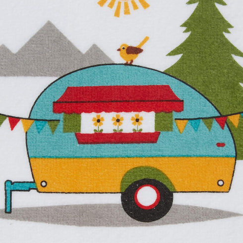 KAY DEE DESI Camping Life Terry Kitchen Towel, 16" x 26", Various Designs