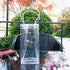 2Pack Wine Ice Bags, Portable Collapsible Clear Cooler Bag for Champagne, Cold Beer, White Wine