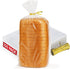 volila Reusable Plastic Bread Bags - 100 Pack Clear Loaf Bags for Homemade