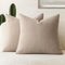 Foindtower Pack of 2 Curly Faux Fur Decorative Throw Pillow Covers, Soft Plush Cushion Case for Home Living Room