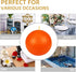 Zest Candle Ball Candles, 2-Piece, 4-Inch, Orange