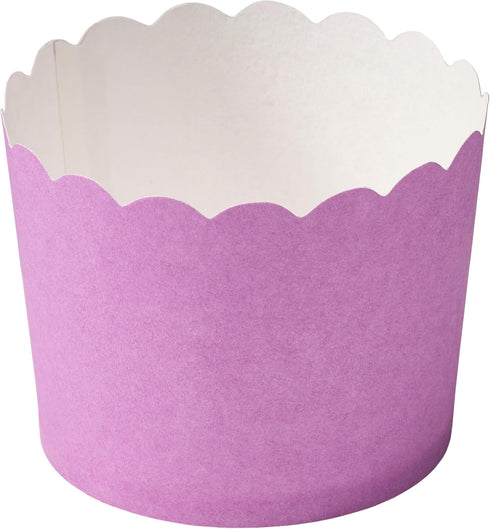 DecoPac Lilac Scalloped Baking Cups, Pack of 50, Oven Safe Cupcake Cases, Perfect for Delicious Cupcakes