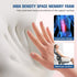 Adjustable Lumbar Support Pillow for Office Chair, Memory Foam Back Cushion for Chair/Car/Sofa/Plane (Darkgray)