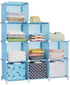 HOMIDEC 9-Cube Closet Organizer, Portable Storage Shelves for Clothes, Closet Organizer for Garment Racks, Wardrobe,
