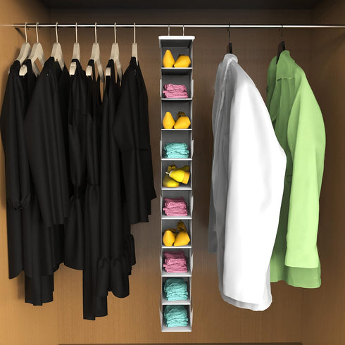 Closet, 10-Tier coastal rose Hanging Shoe Organizer for Shoe Organizers and Storage, Space Saving Shoe Holder Rack