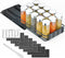 SpaceAid Pull Out Spice Rack Organizer for Cabinet, Heavy Duty Slide Out Seasoning Kitchen Organizer with Labels.