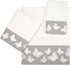 Avanti Linens Fingertip Towel, Soft & Absorbent Cotton Towel (Yara Collection, White)