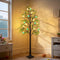DR.DUDU 5FT Lighted Easter Tree with Timer, Easter Decorations for Home &