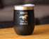 Horses Keep Me Stable Wine Tumbler with Sliding Lid, Stemless Stainless Steel Insulated Cup for Horse Lovers