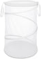 Whitmor 18" White Collapsible Laundry Hamper