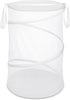 Whitmor 18" White Collapsible Laundry Hamper