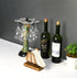 Set of 2 Freestanding Modern Napkin Holder, Tabletop Tissue Dispenser with Leaf Design - Bronze