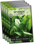 Sow Right Seeds - Viroflay Spinach Seed for Planting - Non-GMO Heirloom