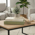 Set 2: 10.67in Premium Linen Faux Book Box of Aesthetic Book Safe with Hidden Storage for Living Room Console Table