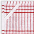 Set 4 Cackleberry Home Bubbly Hearts Windowpane Check Cotton Terrycloth Kitchen Towels