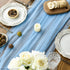 120 Inch 10FT, Artoid Mode Dusty Blue Gauze Table Runner Seasonal Sheer Kitchen Dining Holiday Wedding Birthday Baby