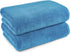 2-Piece 100% 54" 30", Amazon Basics Quick-Dry Oversize Bath Towel, Cotton, x Lake Blue