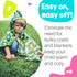 Cozy Birdy Boutique Car Seat Poncho for Kids Safe to Use Over Seat Belts Reversible Warm and Blanket Easy on Easy Off