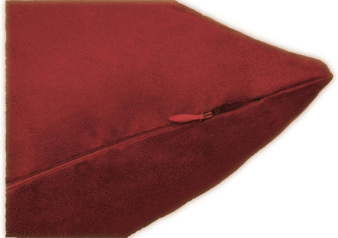 20 54 Inch MoonRest Classic Microsuede Body Pillow Pillowcase - Ultra-Soft Plush - Hidden Zipper X - Burgundy