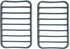 The Silicone Kitchen Silicone Roasting Rack Pan, Dishwasher Safe, BPA Free, Non-Toxic, 7 in by 10.75 in, Navy, 2 Pack
