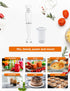 COMMERCIAL CHEF Immersion Blender, Hand Blender with Stainless Steel Blades, Immersion Blender with Quiet Motor, Electric Mini Blender for Delicious Food