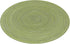 SHACOS Round Placemats Set of 4 Braided Cotton Place Mats 15 inch for Kitchen Dining Table Holiday Party (Pea Green)