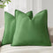 Foindtower Pack of 2, Decorative Linen Soild Throw Pillow Covers Soft Accent