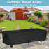63" 15" 18" Kingling Outdoor Bench Cover Rectangle, Wood Bench Cover Waterproof Patio Bench Covers for Outdoor