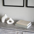 Set 2 ZICOTO of Beautiful Decorative Linen Books - Aesthetic Faux/Fake Books for Modern Home Decoration on Coffee