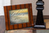 Cottage Garden Serenity Prayer Ocean Waves Wall Plaque Sign, 8x10 Woodgrain Framed Art