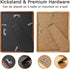 8x10 5x7, 1 Pack Oak Wood Photo Frame Matted to Solid Wood Photo Frame with Glass, Tabletop & Wall Mount