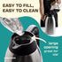 Thermal Coffee Carafe 68oz / 2L, Insulated Stainless Steel Dispenser for Hot Beverages, Ideal for Parties