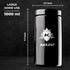 KOZO Black Glass Airtight Storage Jar with UV Protection, Humidity Pack, Large 2 oz Size (1000ml) for Spices and Herbs