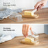 KIVY Glass Butter Dish with Airtight Lid - For Countertop and Refrigerator Door Shelf, Covered Butter Holder