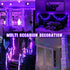 PEIDUO 82 FT 200 LED Purple String Lights Halloween Decorations Outdoor, Motion Sensor Controller with Spooky Music